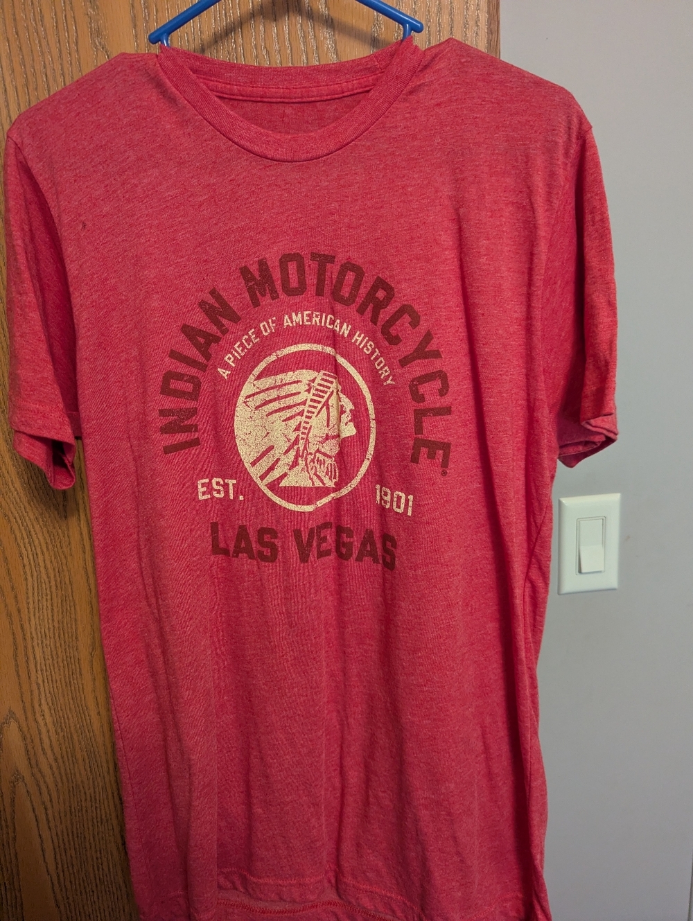 Indian Motorcycle Las Vegas Red Graphic T‑Shirt